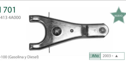 Horquilla Clutch H100 Diesel 03--