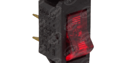 Interruptor Tecla Mini 1paso 3 terminales con Luz Rojo Arrow