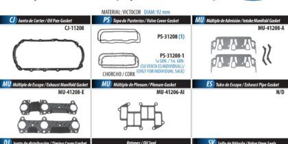 Junta JC-1208 Chevrolet Cavalier 2.8 89-96