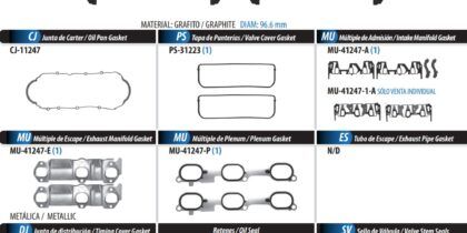 Junta JC-1247 Chevrolet Uplander Malibu - Pontiac G6 3.5 04-06