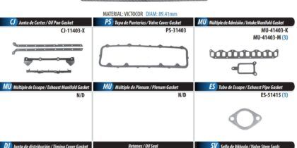 Junta JC-1403-K Chrysler 225 6cil 60-84