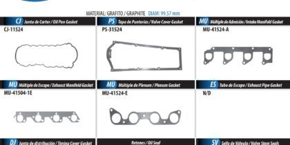 Junta JC-1524 Mazda B2300 - Ford Ranger 2.3 2.5 96-04