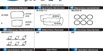 Junta JC-1535-1 Ford Explorer 4.0 01-05