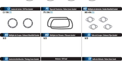 Junta JC-98-R Motor Completo Volkswagen 1600