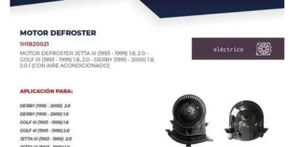 Motor Defroster Volkswagen A3 Derby 95-00