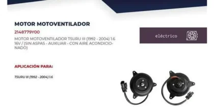 Motoventilador Nissan Tsuru III 92-04 C/A