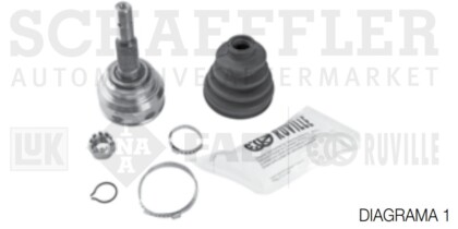 Espiga Lado Rueda Chrevrolet Astra 1.8 00-04 Int25 Ext33