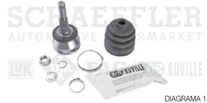 Espiga Lado Rueda Nissan Tsuru II 88-91 25ext 24int