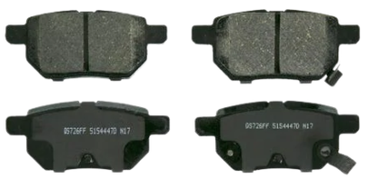 Balatas Traseras Toyota Corolla 1.8 09-17