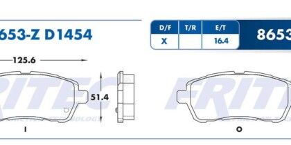 Balatas Delanteras Ford Fiesta 11-