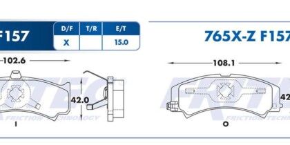 Balatas Delanteras Faw F1 1.0 08-10