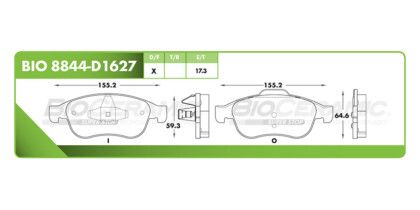 Balatas Delanteras Renault Duster 12-13