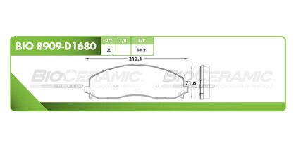 Balatas Delanteras Ford F-250 - 350 8 Cil 13-16