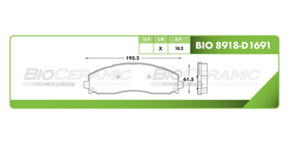 Balatas Traseras Ford F-250 - 350 13-14