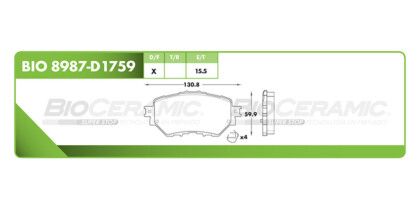 Balatas Delanteras Mazda 3 2.5 13-18