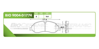 Balatas Delanteras Ford Transit 2.0 14-17