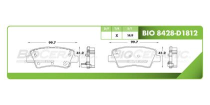 Balatas Traseras Kia Sportage 16-17