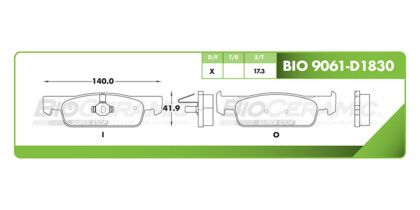 Balatas Delanteras Renault Logan 15-19