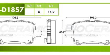 Balatas Traseras Chevrolet Cruze 1.4 16-18
