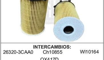 Filtro Aceite Kia Sedona - Hyundai Sorento 3.3 15-18