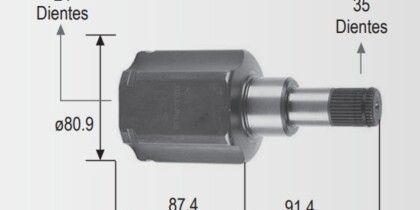 Espiga Ford Freestar 4.2 04-07 24int 35ext