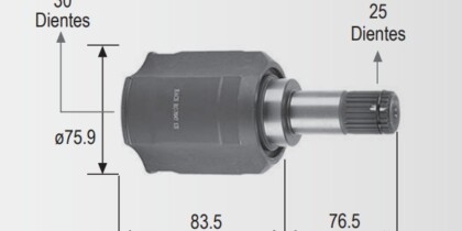Espiga Mitsubishi Lancer 2.0
