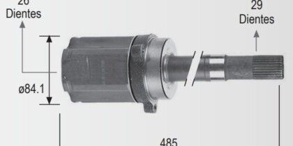 Espiga Nissan Xtrail 2.5 02-07 26int 29ext