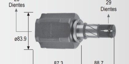 Espiga Nissan Xtrail 2.5 02-07 26int 29ext