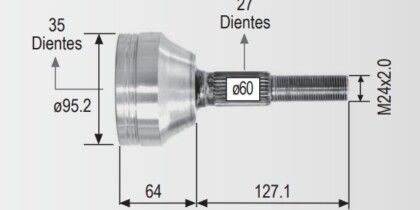 Espiga Liberty 00-07 35int.27ext