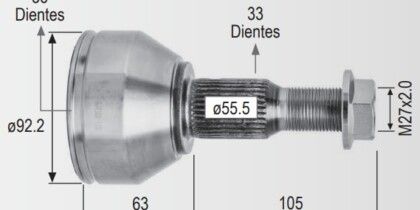 Espiga GMC Acadia Enclave Traverse 07-15 36int 33ext