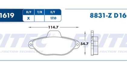 Balatas Delanteras Fiat Panda 1.2 06-12